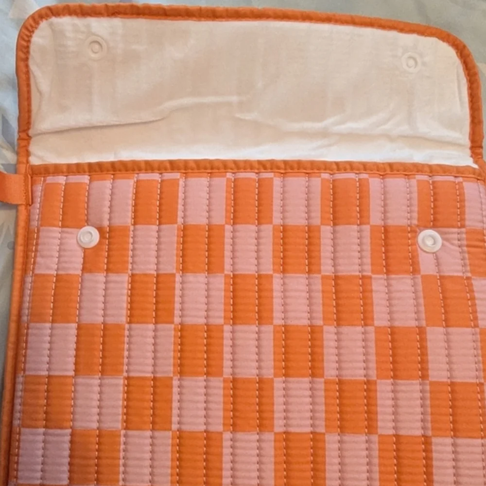 Padded Tablet Sleeve with Snap Closure Machine Washable NWT